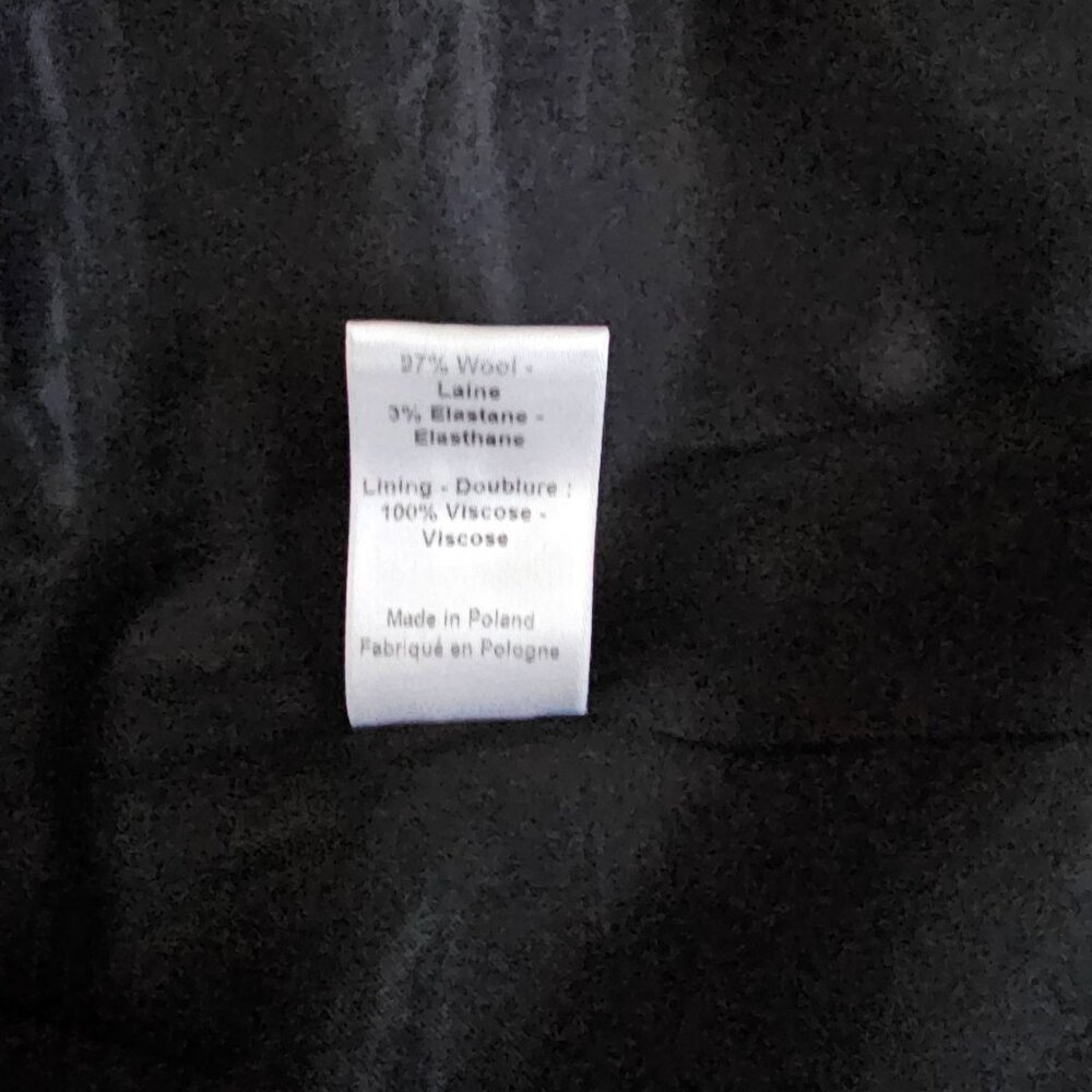 Joseph Gray Wool Blend Single Button Tailored Sty… - image 6